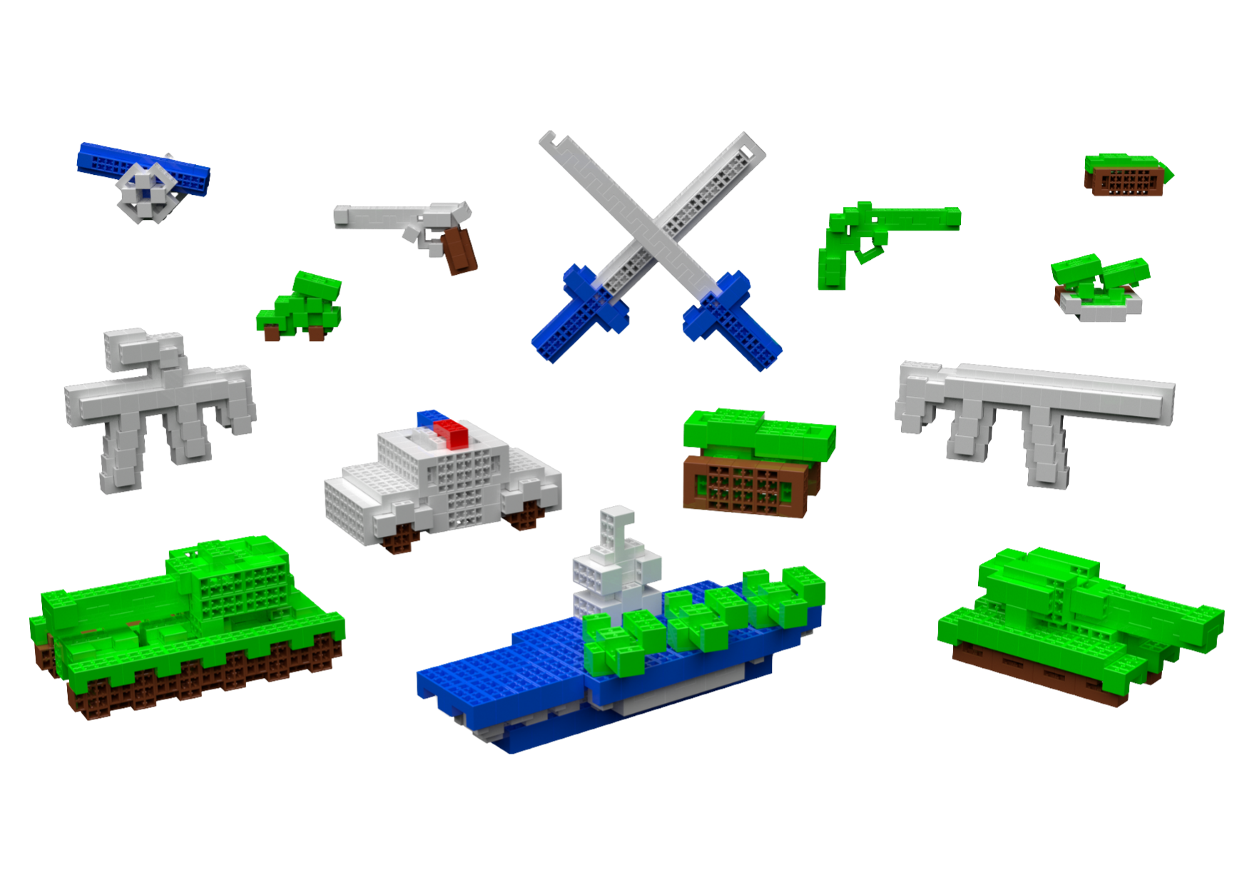 Acearea Transforming Block Toy - C - Sun Pack (900 pieces)